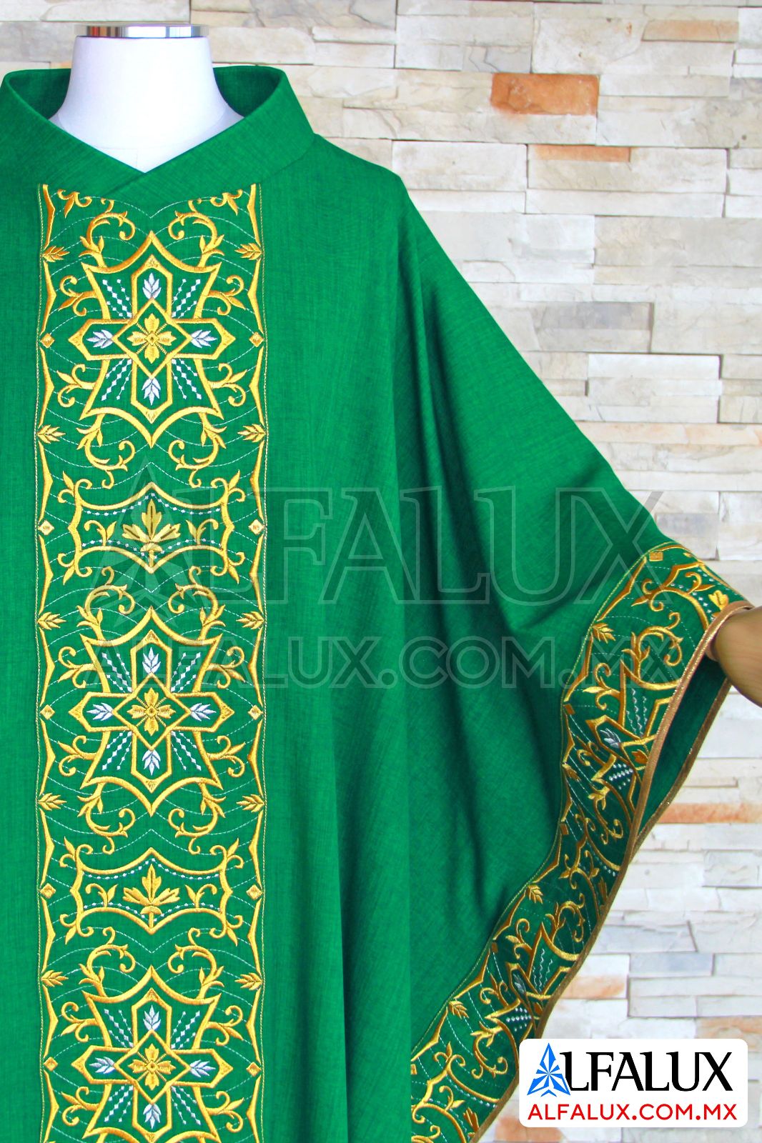 27 FIDELIS Casulla Alfalux Verde Laterales 200 (8)